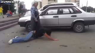 na procházce se psem