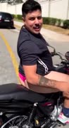 drsnej hoch na motorce