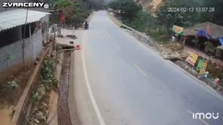 Autobus v zatáčce