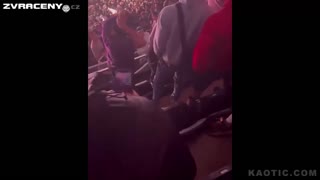 Rvačka mezi diváky na UFC