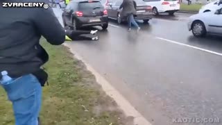 Řidiči dojde trpělivost
