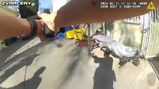 S nožem na policii